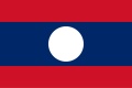 Flagge Laos im Querformat (Glanzpolyester) kaufen
