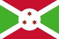 Flagge Burundi im Querformat (Glanzpolyester) kaufen