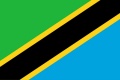 Flagge Tansania im Querformat (Glanzpolyester) kaufen