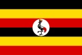 Flagge Uganda im Querformat (Glanzpolyester) kaufen