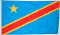 Nationalflagge Kongo, Demokratische Republik (90 x 60 cm) kaufen