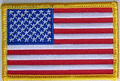 Bild der Flagge "Aufnäher Flagge USA (8,5 x 5,5 cm)"