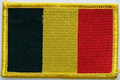 Aufnäher Flagge Belgien
 (8,5 x 5,5 cm) kaufen bestellen Shop