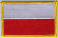 Aufnäher Flagge Polen (8,5 x 5,5 cm) kaufen