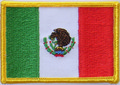 Aufnäher Flagge Mexiko
 (8,5 x 5,5 cm) kaufen bestellen Shop