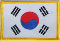 Aufnher Flagge Sdkorea
 (8,5 x 5,5 cm) kaufen bestellen Shop