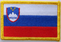 Bild der Flagge "Aufnäher Flagge Slowenien (8,5 x 5,5 cm)"