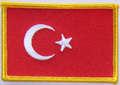 Bild der Flagge "Aufnäher Flagge Türkei (8,5 x 5,5 cm)"