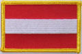 Bild der Flagge "Aufnäher Flagge Österreich (8,5 x 5,5 cm)"