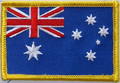 Aufnäher Flagge Australien
 (8,5 x 5,5 cm) kaufen bestellen Shop