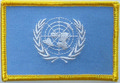 Aufnäher Flagge UNO
 (8,5 x 5,5 cm) kaufen bestellen Shop