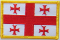 Bild der Flagge "Aufnäher Flagge Georgien (8,5 x 5,5 cm)"