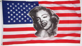 Bild der Flagge "Flagge USA mit Marilyn Monroe (150 x 90 cm)"