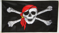 Bild der Flagge "Piraten-Flagge (90 x 60 cm)"