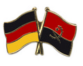 Bild der Flagge "Freundschafts-Pin Deutschland - Angola"