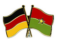 Bild der Flagge "Freundschafts-Pin Deutschland - Burkina Faso"