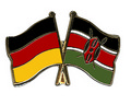 Bild der Flagge "Freundschafts-Pin Deutschland - Kenia"