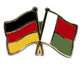 Bild der Flagge "Freundschafts-Pin Deutschland - Madagaskar"