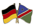 Bild der Flagge "Freundschafts-Pin Deutschland - Namibia"