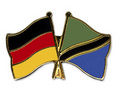 Bild der Flagge "Freundschafts-Pin Deutschland - Tansania"
