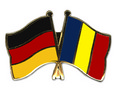 Bild der Flagge "Freundschafts-Pin Deutschland - Tschad"