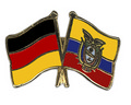 Bild der Flagge "Freundschafts-Pin Deutschland - Ecuador"