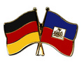 Bild der Flagge "Freundschafts-Pin Deutschland - Haiti"
