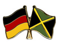 Bild der Flagge "Freundschafts-Pin Deutschland - Jamaika"