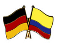 Bild der Flagge "Freundschafts-Pin Deutschland - Kolumbien"