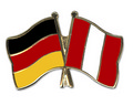 Bild der Flagge "Freundschafts-Pin Deutschland - Peru"