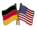 Bild der Flagge "Freundschafts-Pin Deutschland - USA"