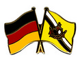 Bild der Flagge "Freundschafts-Pin Deutschland - Brunei"