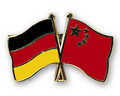 Bild der Flagge "Freundschafts-Pin Deutschland - China"