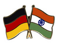 Freundschafts-Pin
 Deutschland - Indien kaufen bestellen Shop