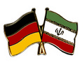 Bild der Flagge "Freundschafts-Pin Deutschland - Iran"