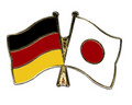 Bild der Flagge "Freundschafts-Pin Deutschland - Japan"
