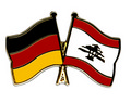 Bild der Flagge "Freundschafts-Pin Deutschland - Libanon"