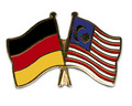 Bild der Flagge "Freundschafts-Pin Deutschland - Malaysia"