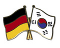 Bild der Flagge "Freundschafts-Pin Deutschland - Südkorea"