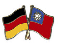 Bild der Flagge "Freundschafts-Pin Deutschland - Taiwan"