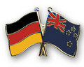 Bild der Flagge "Freundschafts-Pin Deutschland - Neuseeland"