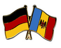 Bild der Flagge "Freundschafts-Pin Deutschland - Moldau"