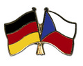 Bild der Flagge "Freundschafts-Pin Deutschland - Tschechische Republik"