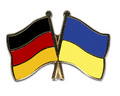 Bild der Flagge "Freundschafts-Pin Deutschland - Ukraine"