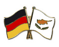 Bild der Flagge "Freundschafts-Pin Deutschland - Zypern"