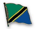 Bild der Flagge "Flaggen-Pin Tansania"