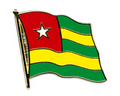 Bild der Flagge "Flaggen-Pin Togo"