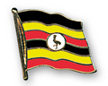 Bild der Flagge "Flaggen-Pin Uganda"