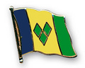 Bild der Flagge "Flaggen-Pin St. Vincent und die Grenadinen"