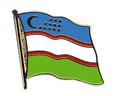 Bild der Flagge "Flaggen-Pin Usbekistan"